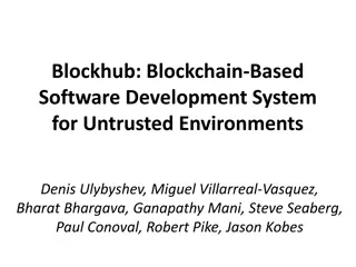 Blockchain-Based Software Development for Secure Cross-Domain Environments