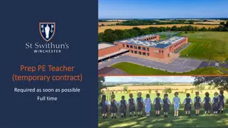 Exciting Opportunity at St. Swithun's Prep School for Temporary PE Teacher