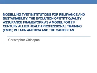 Evolution of EMTs Quality Assurance Framework in Latin America and the Caribbean