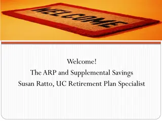 ARP and Supplemental Savings - Enrollment Information for UC Employees