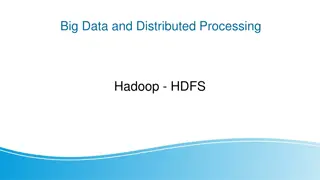 Big Data Processing with Hadoop and HDFS