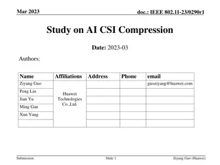 AI CSI Compression Study with VQ-VAE Method