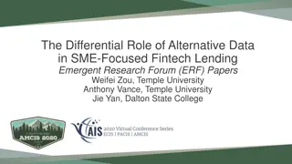The Role of Alternative Data in SME-Focused Fintech Lending