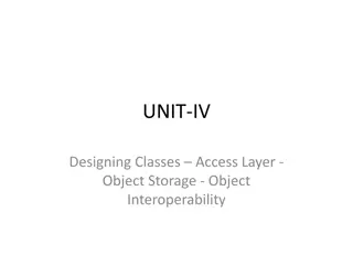 Object-Oriented Design: Classes, Protocols, and Visibility