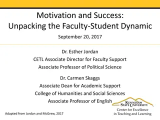 Unpacking Faculty-Student Dynamic: Motivation and Success Workshop Insights