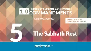 Importance of Sabbath Rest in Biblical Context