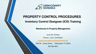 Property Control Procedures: Accountability of District Assets