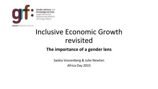 Gender Lens Insights on Economic Growth and Entrepreneurship Promotion