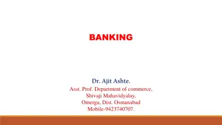 Definition and Overview of Banking in India | Ajit Ashte, Assistant Professor