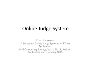 Exploring Online Judge Systems and Competitive Programming