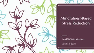 Stress: Mindfulness-Based Stress Reduction Overview