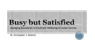 Managing Boundaries for Wellbeing and Career Success