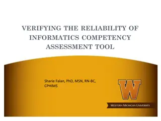 Reliability of Nursing Informatics Competency Assessment Tools