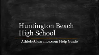 High School Athletic Clearance Guide: Huntington Beach HS