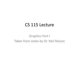 Graphics Library Concepts