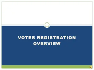 Voter Registration and Qualifications Overview