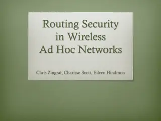 Routing Security in Wireless Ad Hoc Networks: Exploring Solutions & Strategies