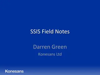 Standards for SSIS Field Notes, Logging, and Solutions