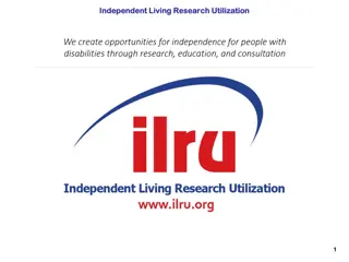 Utilization of Independent Living Research - Conference Insights