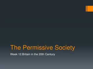 The Permissive Society and Social Change in 20th Century Britain