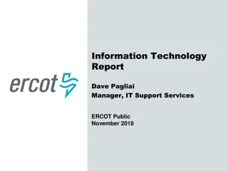 ERCOT IT Reports: Service Availability, Incidents, and SLA Updates