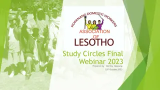 Study Circles Final Webinar 2023 Summary & Achievements