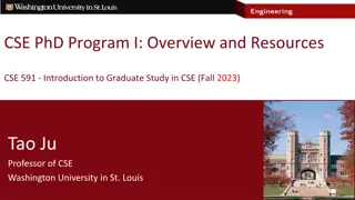 CSE PhD Program Overview and Resources