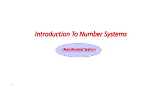 Exploring Hexadecimal Number System and Conversions