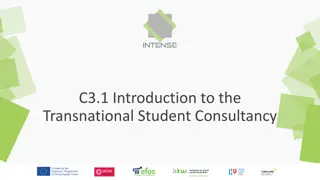 Exploring the Internationalisation of SMEs Through Transnational Student Consultancy