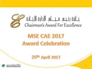 MSE Awards Celebration Highlights and Winners