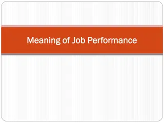 The Significance of Job Performance in Organizations