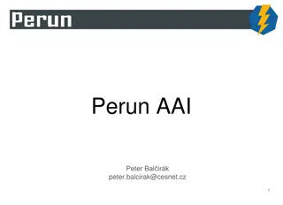 Perun AAI and Membership Management Solutions for Research Communities