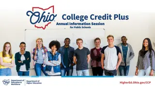 Ohio's College Credit Plus Program