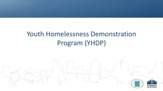 The Youth Homelessness Demonstration Program (YHDP)