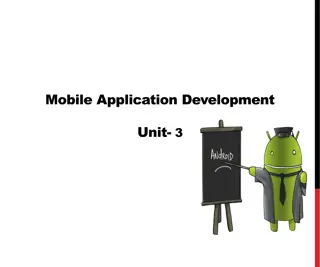 Android Application Development: Important Files and Folders