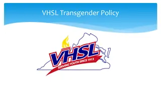 VHSL Transgender Policy and Eligibility Criteria