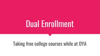 Taking Advantage of Dual Enrollment Programs for Early College Success