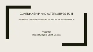 Guardianship and Alternatives in South Dakota
