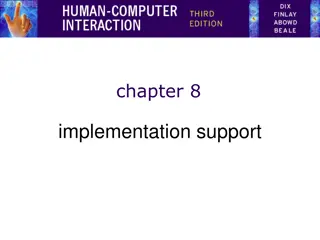 Windowing Systems: Implementation Support and Architectures