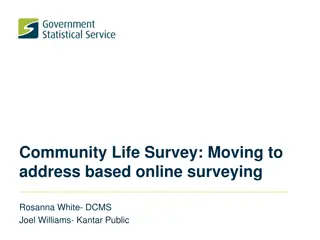 Community Life Survey Transformation