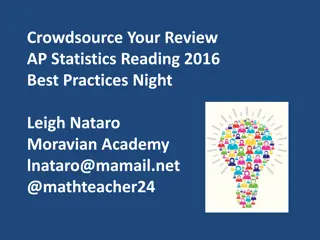 Optimizing AP Statistics Review with Crowdsourcing Best Practices