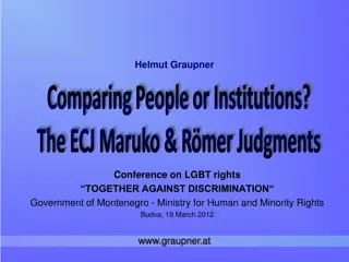 Comparison of Rights for Unmarried and Registered Couples - Legal Discrimination Case Study