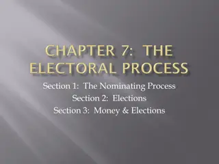 Process, Elections, and Money in Politics
