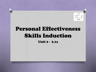 Unlocking Your Personal Resource Bank for Personal Effectiveness Skills
