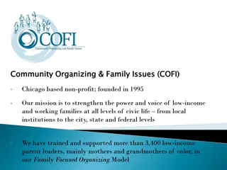 Strengthening Low-Income Families: COFI Community Organizing