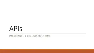 Importance of APIs and Interface Definitions