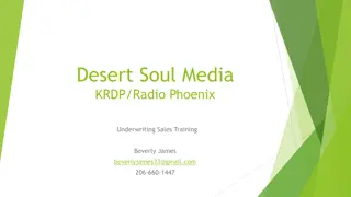 Effective Underwriting Sales Training for Radio Phoenix and Desert Soul Media