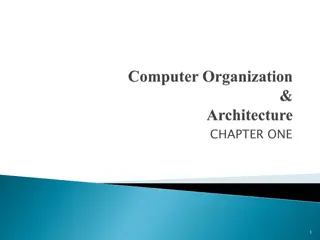 Computer Organization, Design, and Architecture