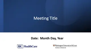 Effective Meeting Strategies and Topics for a Productive Session