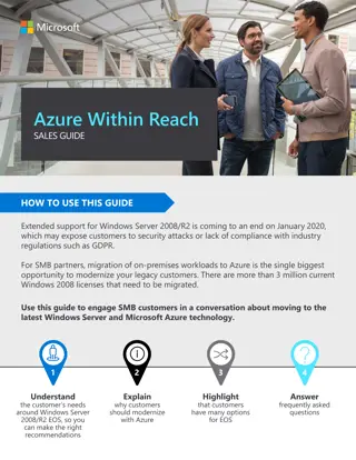 Modernize Your Business with Azure: Windows Server 2008 Migration Guide